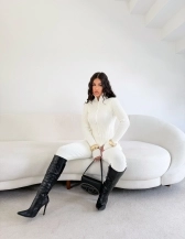 MACACÃO ZIPER DEDINHO - OFF WHITE