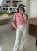 BLUSA BANDEIRA ZIPER - ROSA ORQUÍDEA
