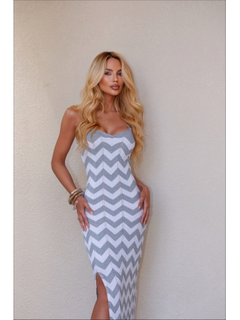 VESTIDO ZIGZAG LUREX