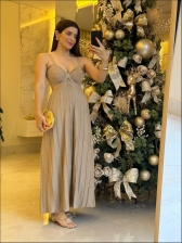 VESTIDO LONGO KATY - AREIA