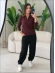 BLUSA ARY MANGA LONGA LISA - BERINJELA