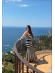 CONJUNTO POSITANO - LISTRADO - AZUL MARINHO