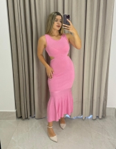 VESTIDO MODAL LUISA - Rosa Prisma
