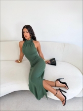 VESTIDO MARISTELA - VERDE MILITAR