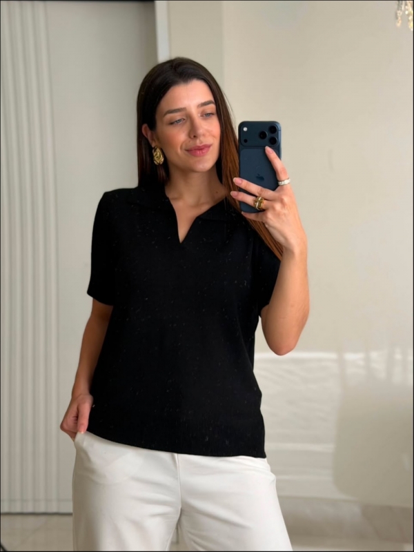TSHIRT ARY LISA - PRETO