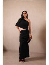VESTIDO MODAL MAGNÓLIA - PRETO