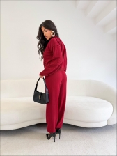 CONJUNTO FLORAL - VERMELHO