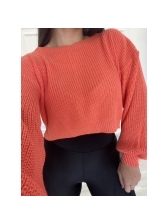 MAXI CROPPED FANG LARA - Laranja Claro