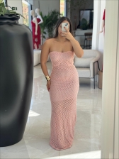 VESTIDO TOMARA QUE CAIA  SASHA - ROSE