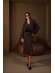 CONJUNTO LISTRADO MYLA - PRETO/CARAMELO