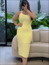 VESTIDO MIDI VALERI - AMARELO