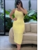 VESTIDO MIDI VALERI - AMARELO