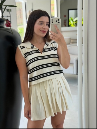 MAXI CROPPED BICOLOR RITA