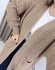 CARDIGAN ESMERALDA - Bege novo
