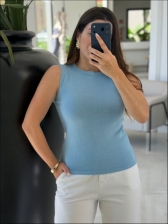 REGATA MODAL VIVIAN - AZUL BEBE