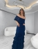 VESTIDO MYKONOS RAYON - Azul marinho