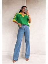 TSHIRT RENDADA BRASIL - VERDE LISA