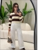 BLUSA POLO TATI - MARROM COM OFF