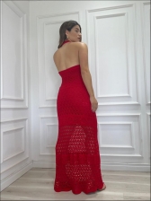 VESTIDO RENDADO BECCA - VERMELHO