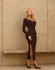 VESTIDO SANDY INVERNO - Marrom