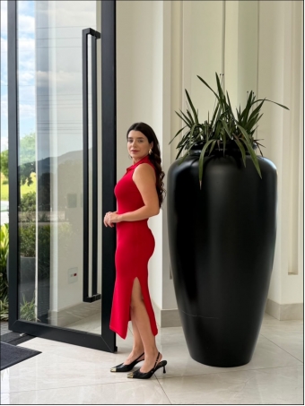 VESTIDO POLO LISO