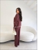 CONJUNTO MODAL  ELIZETE - BURGUNDY