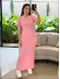 VESTIDO POLO RENDADO - ROSA ORQUÍDEA