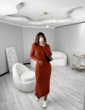 VESTIDO ASSIMETRICO - Telha