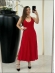 VESTIDO PLISSADO MAYARA - VERMELHO
