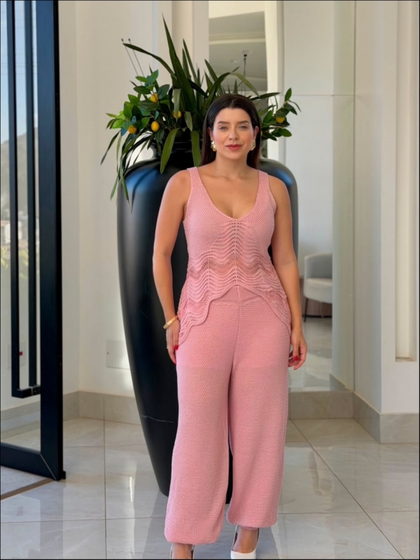 CONJUNTO AMALFI - ROSA BEBE