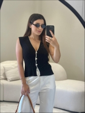 REGATA BICOLOR - PRETO