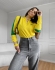 BLUSA BANDEIRA ZIPER - AMARELO