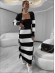 CONJUNTO BETINA - PRETO COM BRANCO