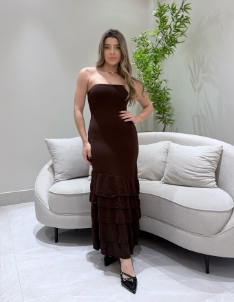 VESTIDO BABADOS WANDA