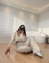 CONJUNTO MOUSSE  INÊS BRANCO MESCLA M
