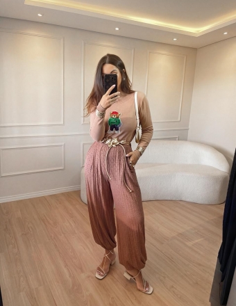 BLUSA URSO BONÉ VERMELHO