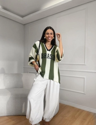 BLUSA LISTRADA BRASIL