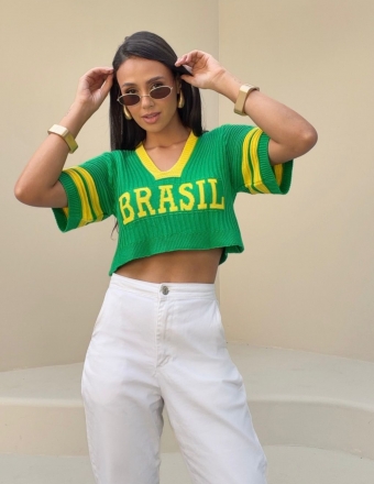 CROPPED NEW BRASIL