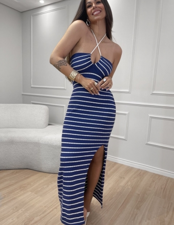 VESTIDO LISTRADO CAPRI
