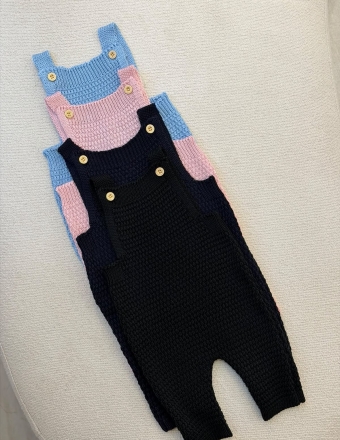 SALOPETE LISA TRICOT BEBÊ