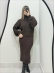 CROPPED RELEVO MAQUINA 3 GOLA ALTA - Marrom