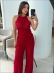 CONJUNTO GIO LISTRAS - VERMELHO