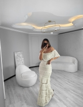 VESTIDO MYKONOS RAYON - Areia