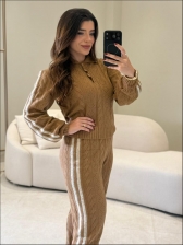 CONJUNTO MOUSSE LUCIELE - CARAMELO