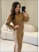 CONJUNTO MOUSSE LUCIELE - CARAMELO