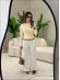 BLUSA BICOLOR VANESSA - OFF WHITE/ PRETO