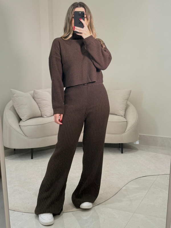 CONJUNTO MOUSSE AURORA - Marrom