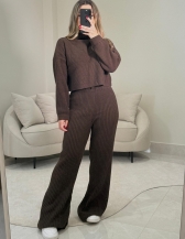 CONJUNTO MOUSSE AURORA - Marrom