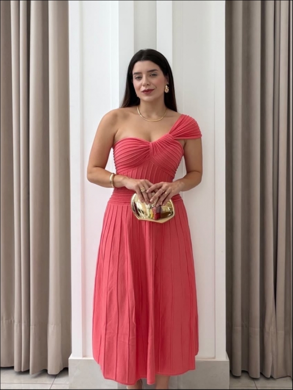 VESTIDO AMALIA - CORAL