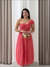 VESTIDO AMALIA - CORAL